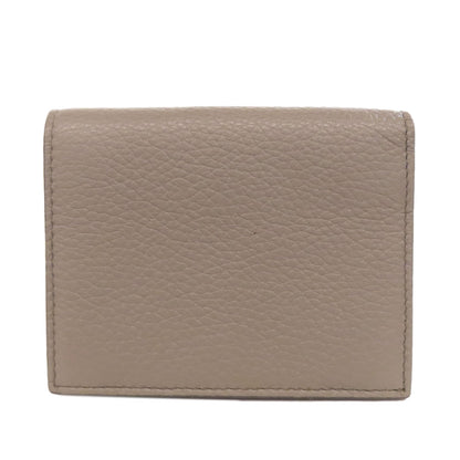 PRADA logo Bifold Wallet with Coin Pocket Leather Ladies [Used]