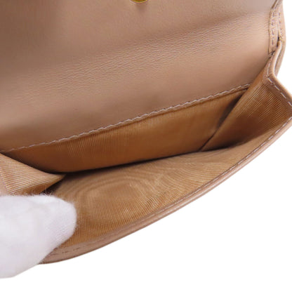 PRADA logo Bifold Wallet with Coin Pocket Leather Ladies [Used]