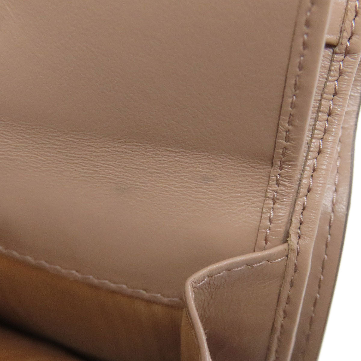 PRADA logo Bifold Wallet with Coin Pocket Leather Ladies [Used]