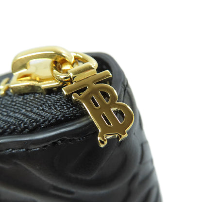 BURBERRY logo Long wallet (with coin pocket) Leather Ladies [Used]