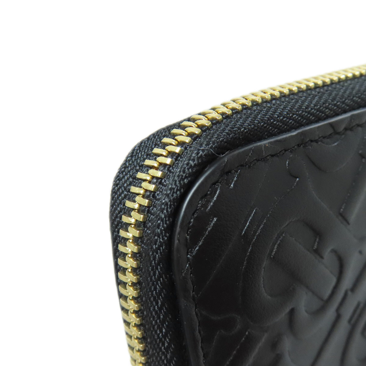 BURBERRY logo Long wallet (with coin pocket) Leather Ladies [Used]