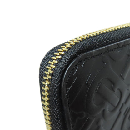 BURBERRY logo Long wallet (with coin pocket) Leather Ladies [Used]