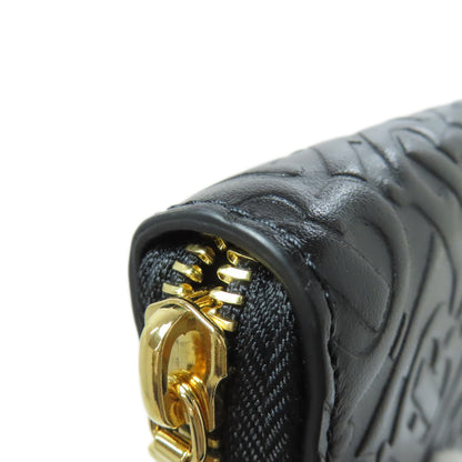 BURBERRY logo Long wallet (with coin pocket) Leather Ladies [Used]