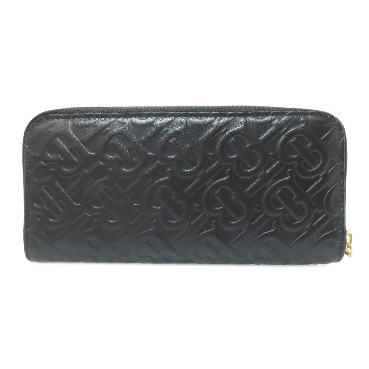 BURBERRY logo Long wallet (with coin pocket) Leather Ladies [Used]