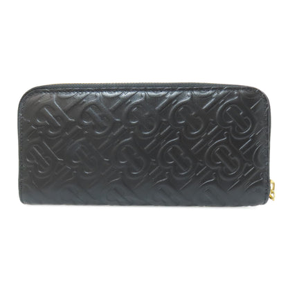 BURBERRY logo Long wallet (with coin pocket) Leather Ladies [Used]