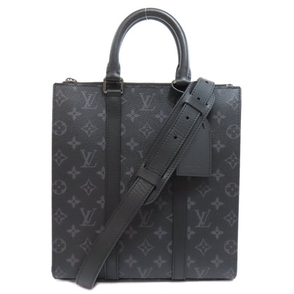 LOUIS VUITTON M46456 Sac Plat Cloth Handbag Monogram Eclipse mens [Used]