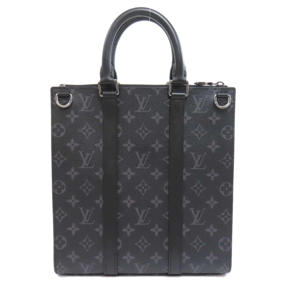LOUIS VUITTON M46456 Sac Plat Cloth Handbag Monogram Eclipse mens [Used]