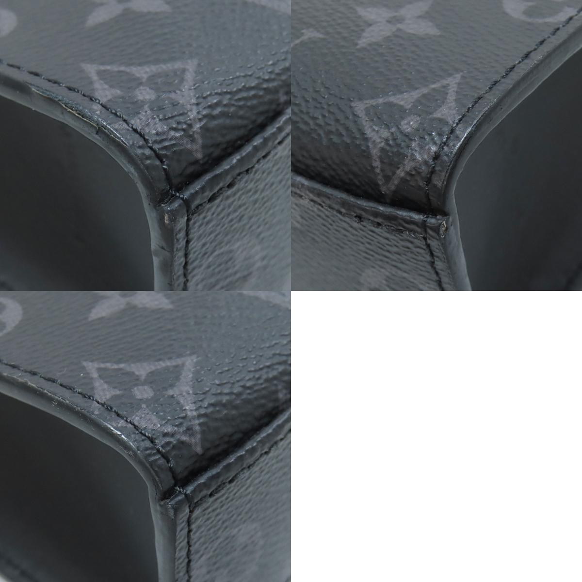 LOUIS VUITTON M46456 Sac Plat Cloth Handbag Monogram Eclipse mens [Used]