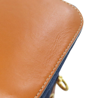 フェンディ モン トレゾール ミニ 巾着ショルダー ショルダーバッグ デニム レディース 【中古】【FENDI】