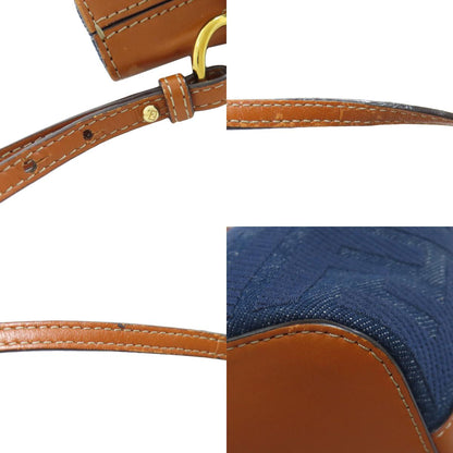 フェンディ モン トレゾール ミニ 巾着ショルダー ショルダーバッグ デニム レディース 【中古】【FENDI】