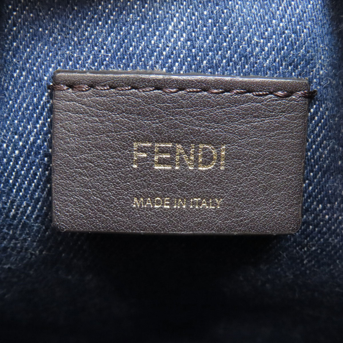 フェンディ モン トレゾール ミニ 巾着ショルダー ショルダーバッグ デニム レディース 【中古】【FENDI】