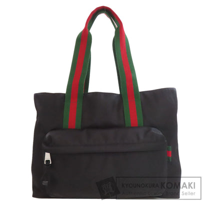 GUCCI 802172 Large Tote Sherry Line Tote Bag Nylon Ladies [Used]