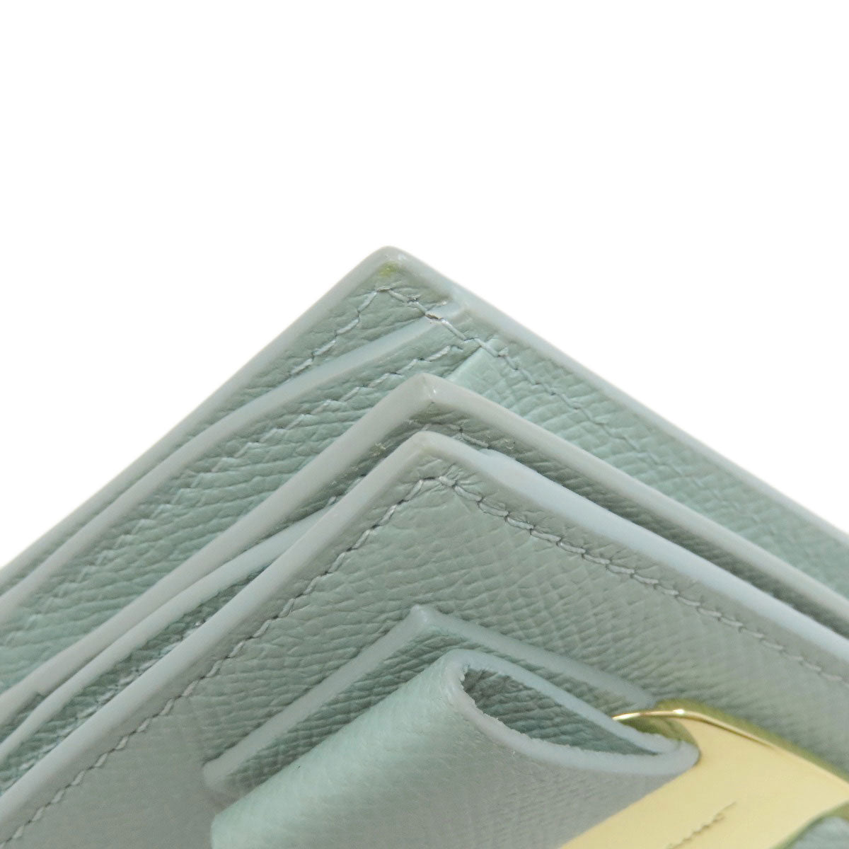 Salvatore Ferragamo Vara ribbon Bifold Wallet with Coin Pocket Leather Ladies [Used]