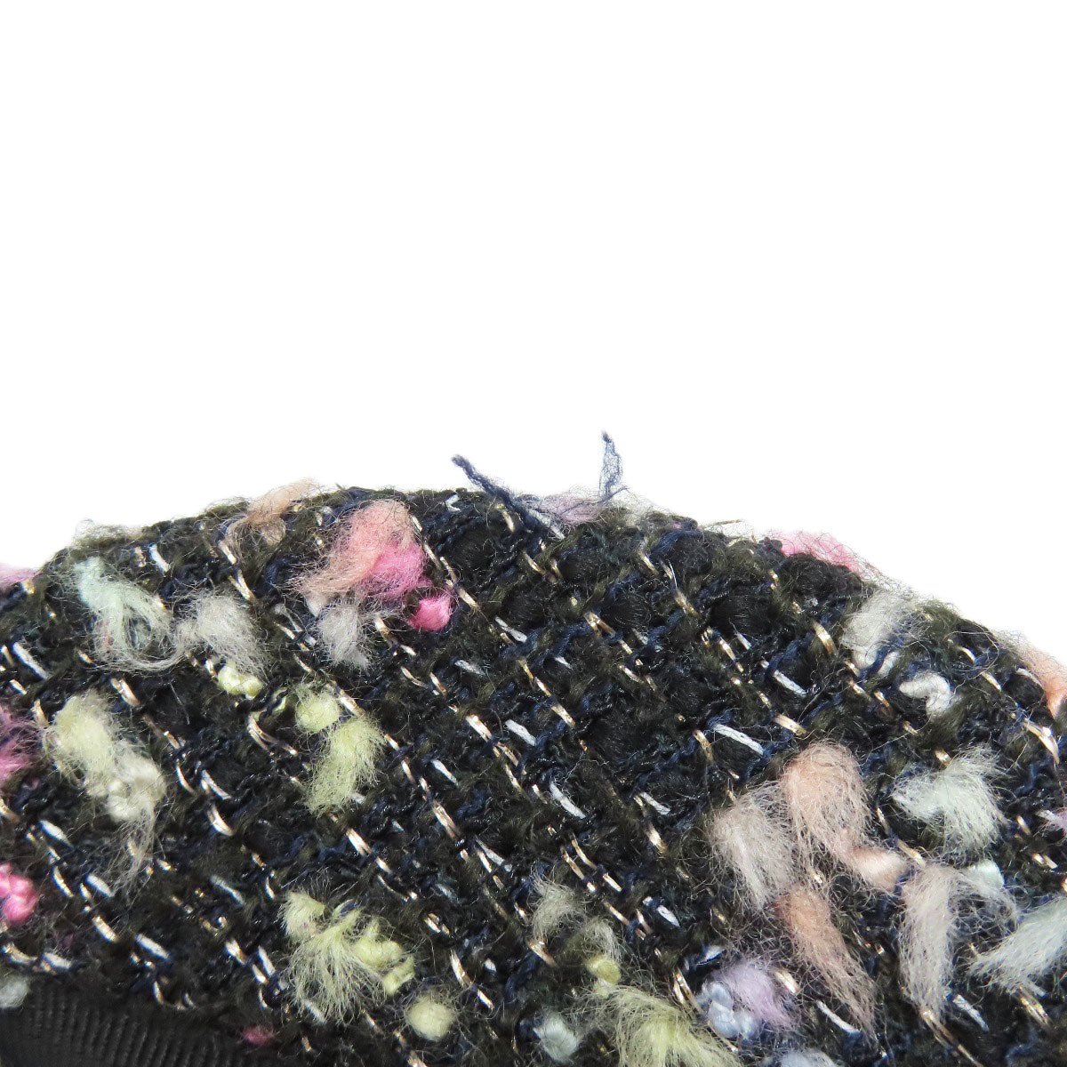 CHANEL Casquette hat Tweed Ladies [Used]