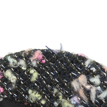 CHANEL Casquette hat Tweed Ladies [Used]