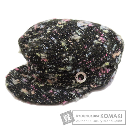 CHANEL Casquette hat Tweed Ladies [Used]