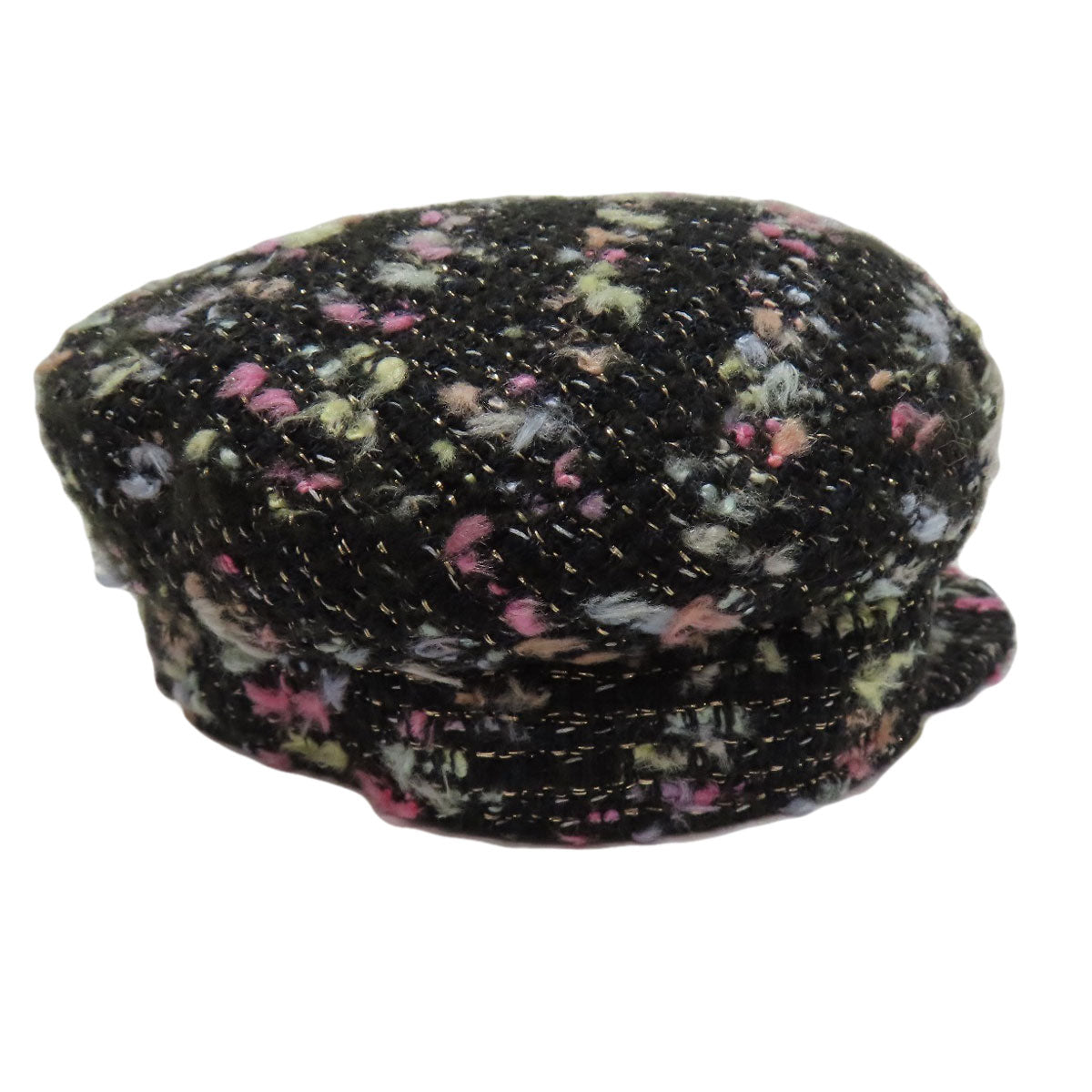 CHANEL Casquette hat Tweed Ladies [Used]