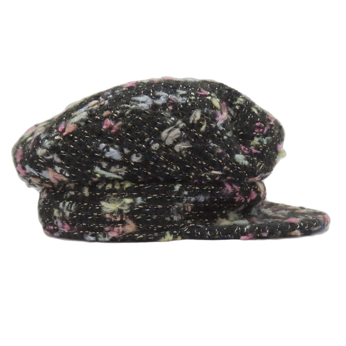 CHANEL Casquette hat Tweed Ladies [Used]