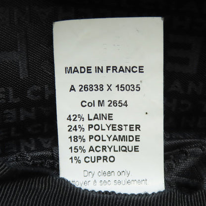 CHANEL Casquette hat Tweed Ladies [Used]