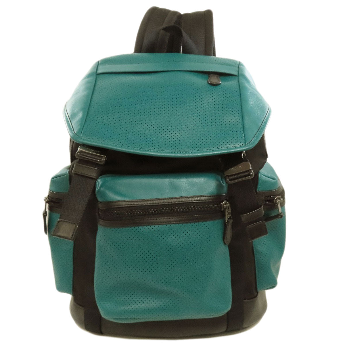 COACH F57477 Perforated Punching Backpack Â· Daypack Leather Ladies [Used]