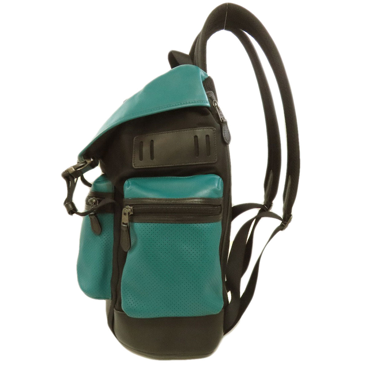 COACH F57477 Perforated Punching Backpack Â· Daypack Leather Ladies [Used]