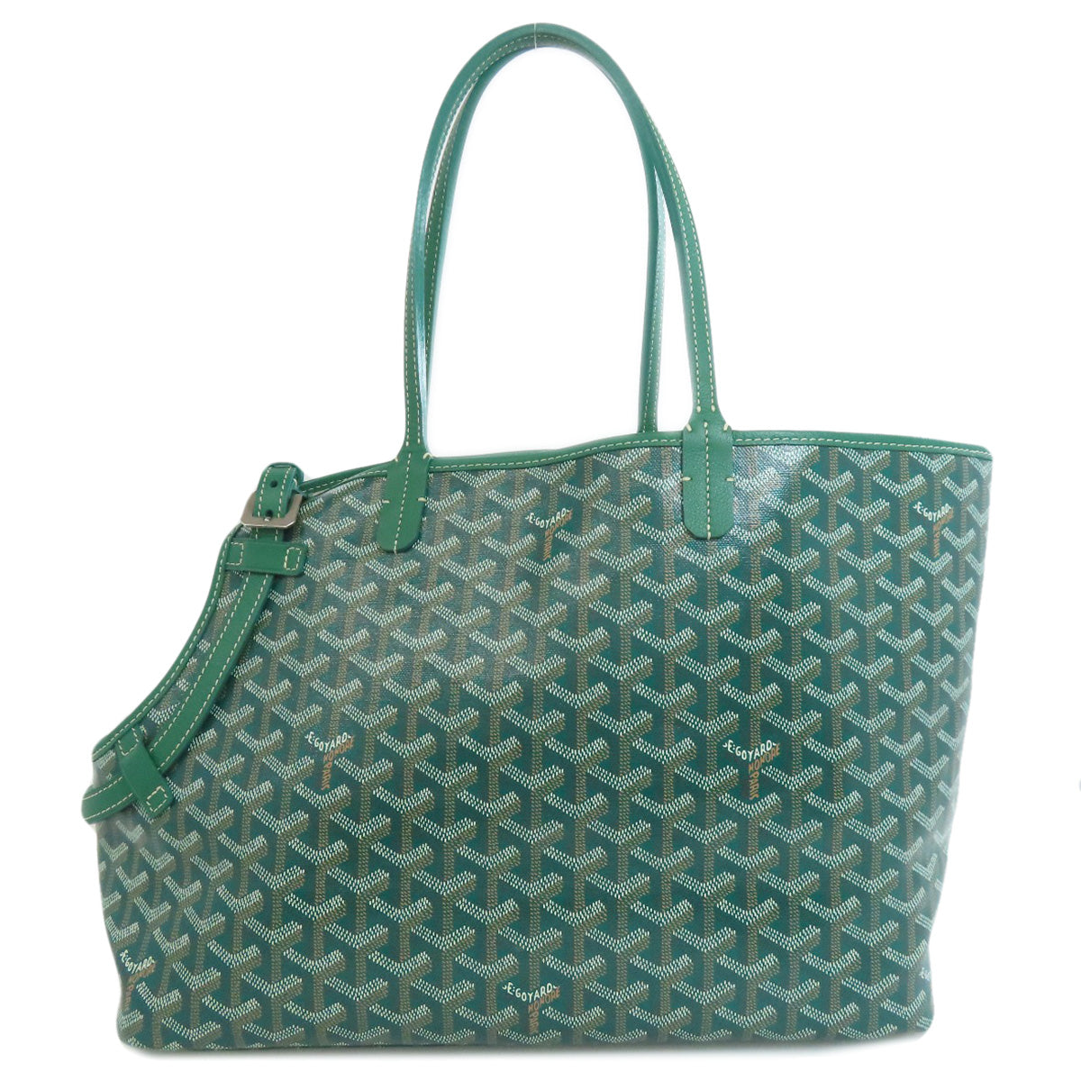 GOYARD Cyan Green Tote Bag Coating canvas Ladies [Used]