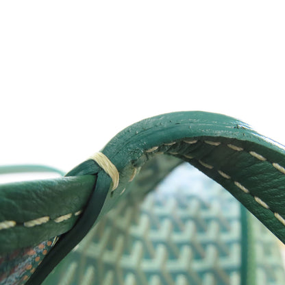 GOYARD Cyan Green Tote Bag Coating canvas Ladies [Used]