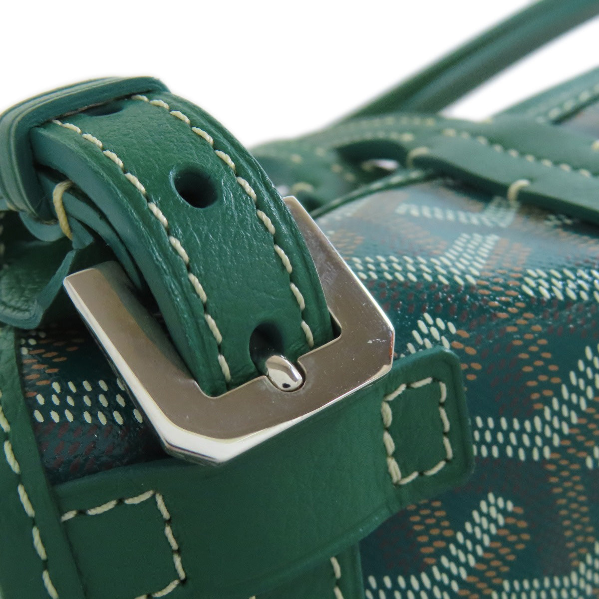 GOYARD Cyan Green Tote Bag Coating canvas Ladies [Used]