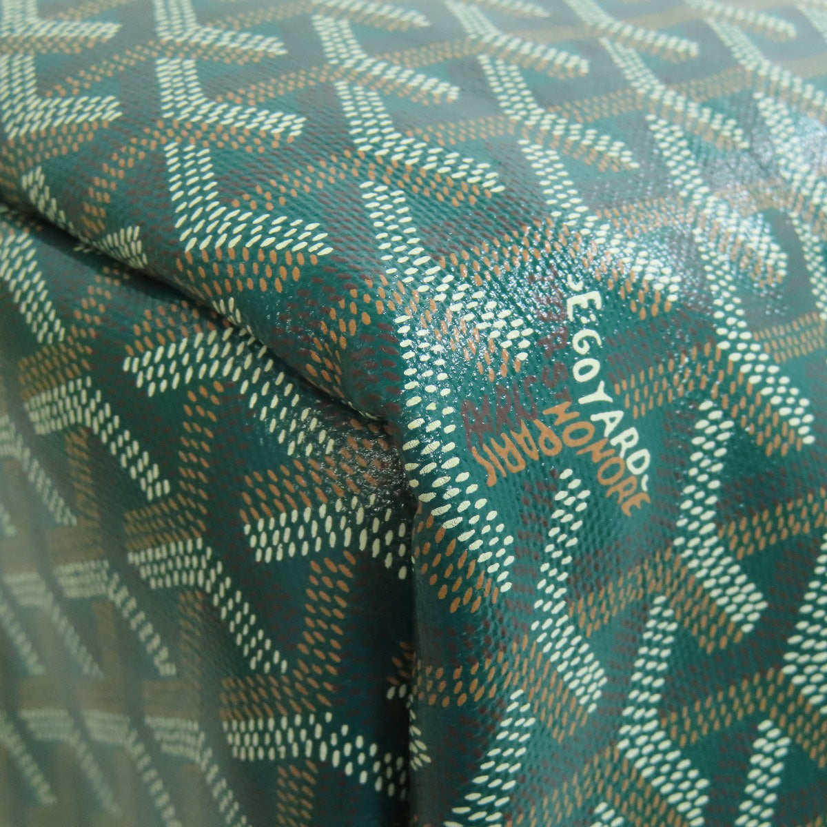 GOYARD Cyan Green Tote Bag Coating canvas Ladies [Used]