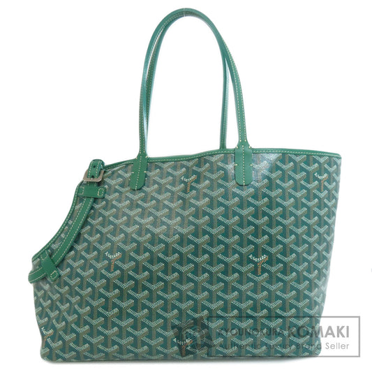 GOYARD Cyan Green Tote Bag Coating canvas Ladies [Used]