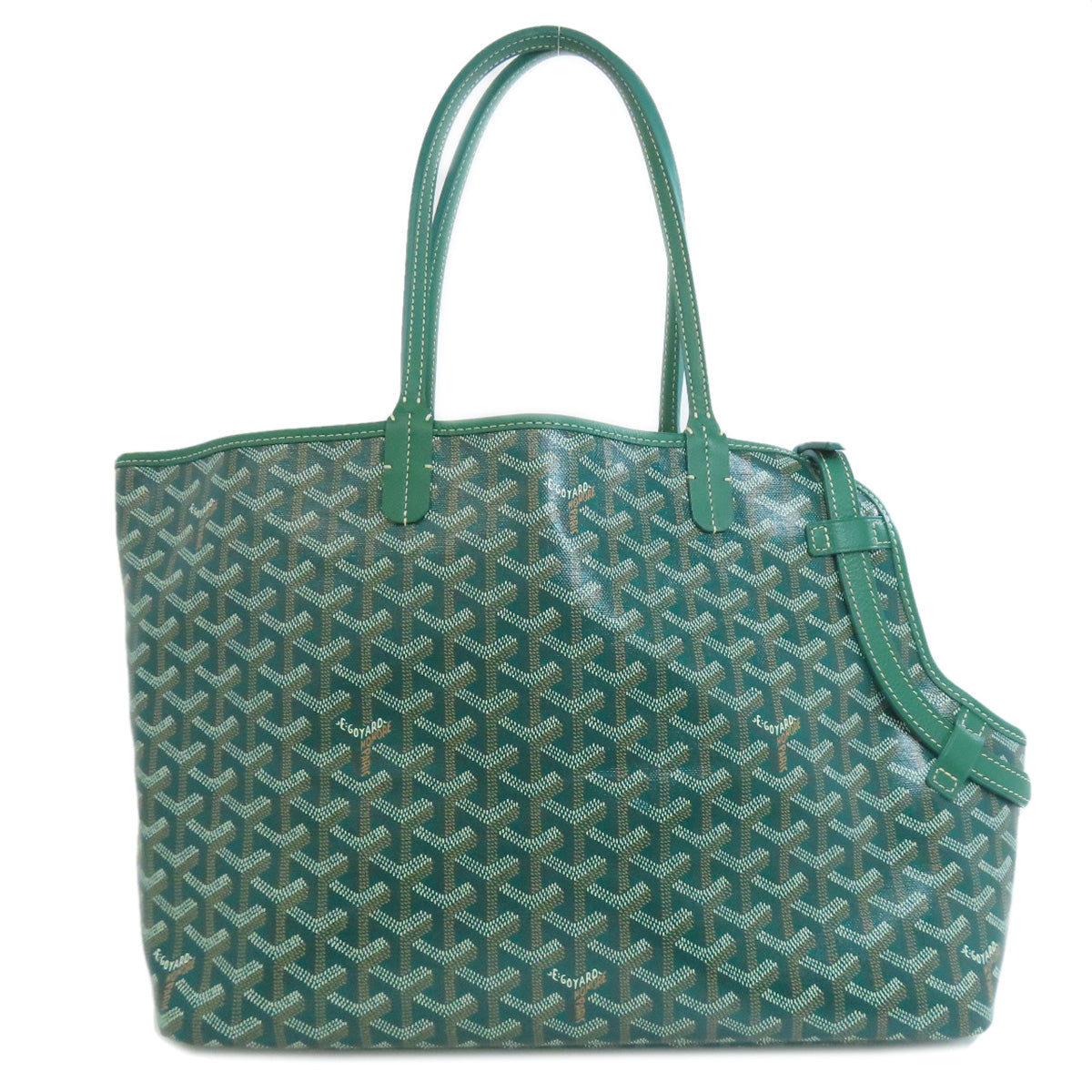 GOYARD Cyan Green Tote Bag Coating canvas Ladies [Used]