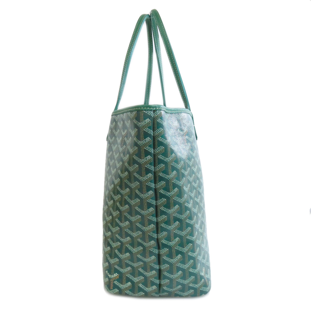 GOYARD Cyan Green Tote Bag Coating canvas Ladies [Used]