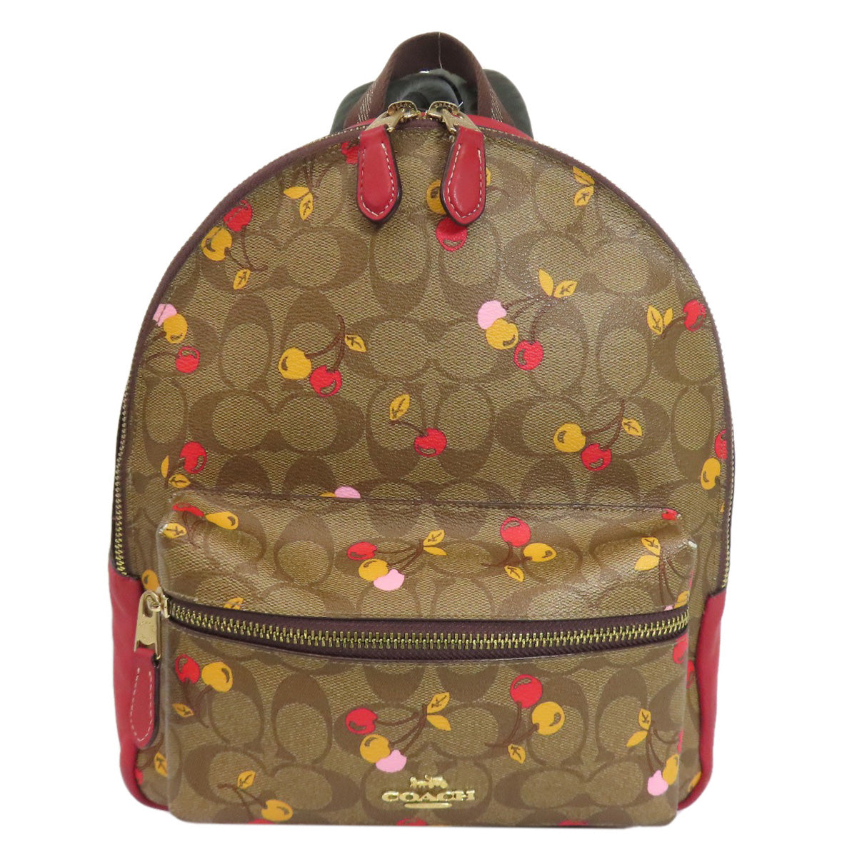 COACH F31372 Cherry Signature Backpack Â· Daypack PVC Ladies [Used]
