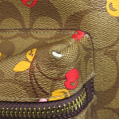 COACH F31372 Cherry Signature Backpack Â· Daypack PVC Ladies [Used]