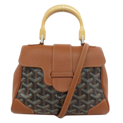 GOYARD Saigon Mini 2WAY Handbag Coating canvas CalfLadies [Used]