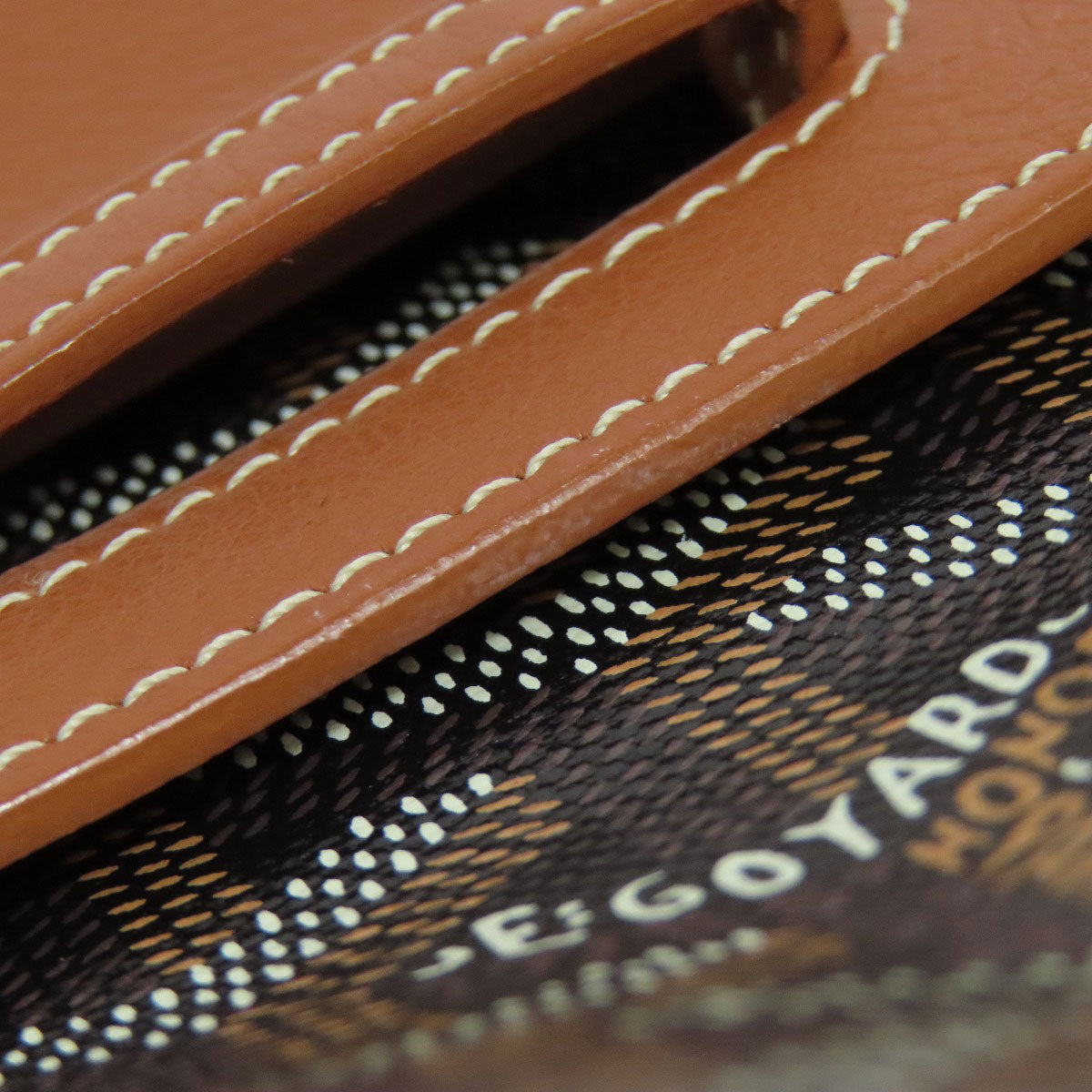 GOYARD Saigon Mini 2WAY Handbag Coating canvas CalfLadies [Used]