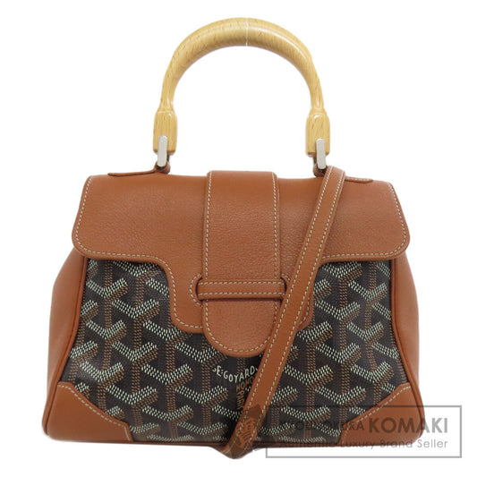 GOYARD Saigon Mini 2WAY Handbag Coating canvas CalfLadies [Used]