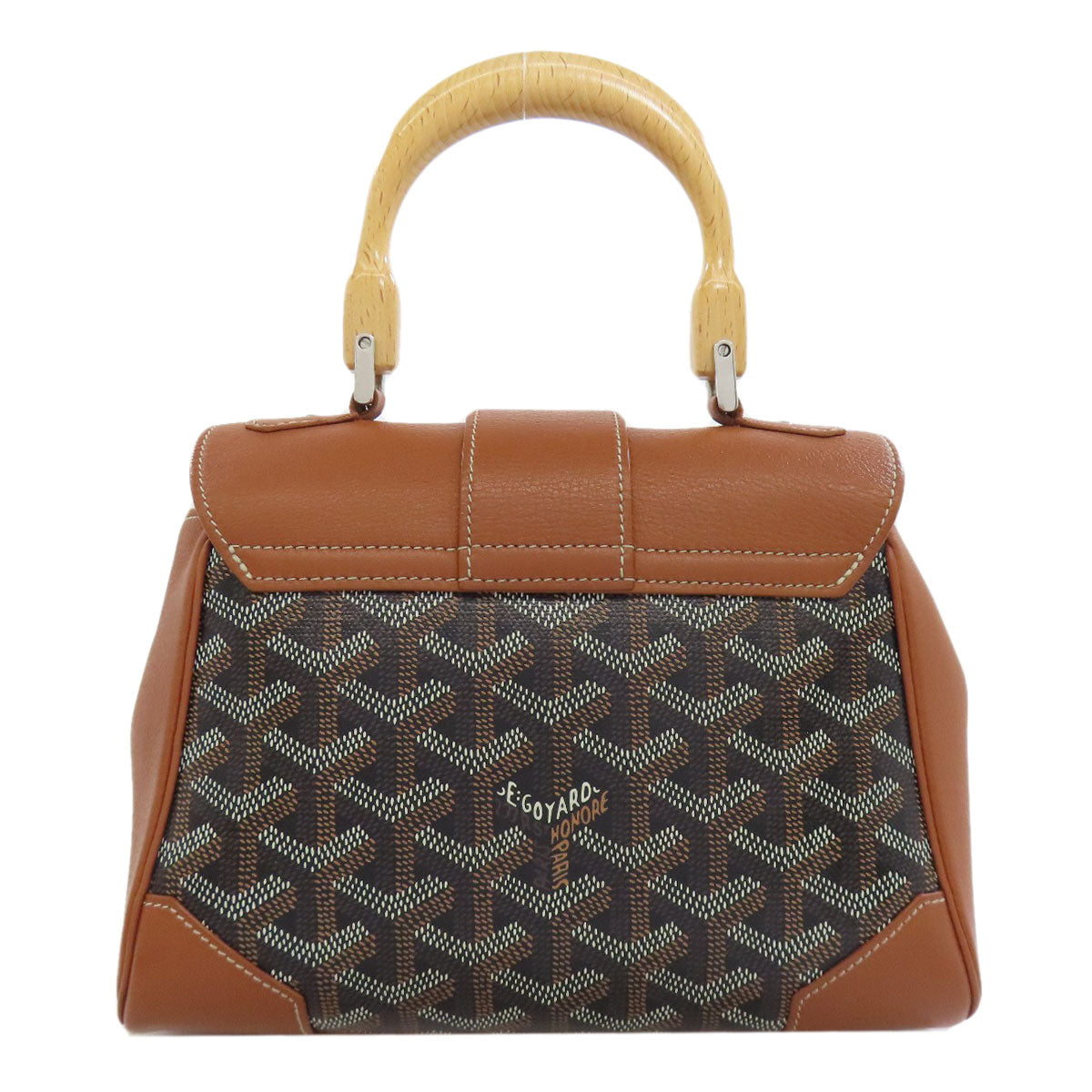 GOYARD Saigon Mini 2WAY Handbag Coating canvas CalfLadies [Used]