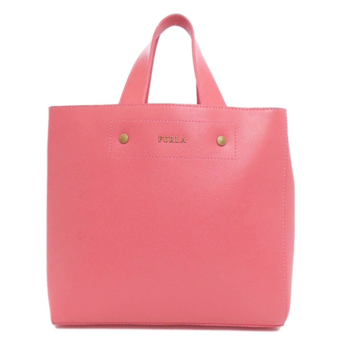 Furla logo Tote Bag Leather Ladies [Used]