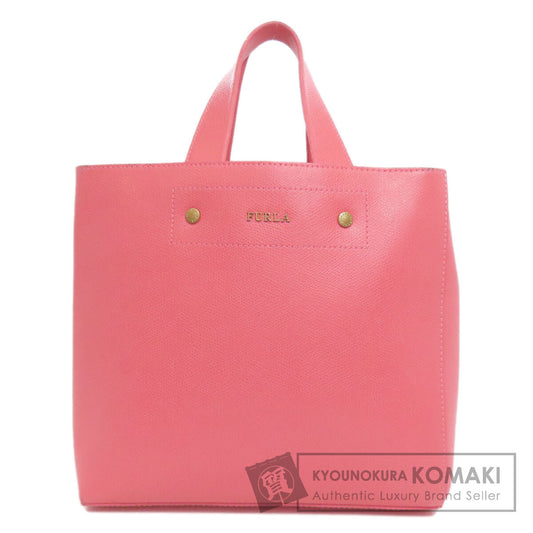 Furla logo Tote Bag Leather Ladies [Used]