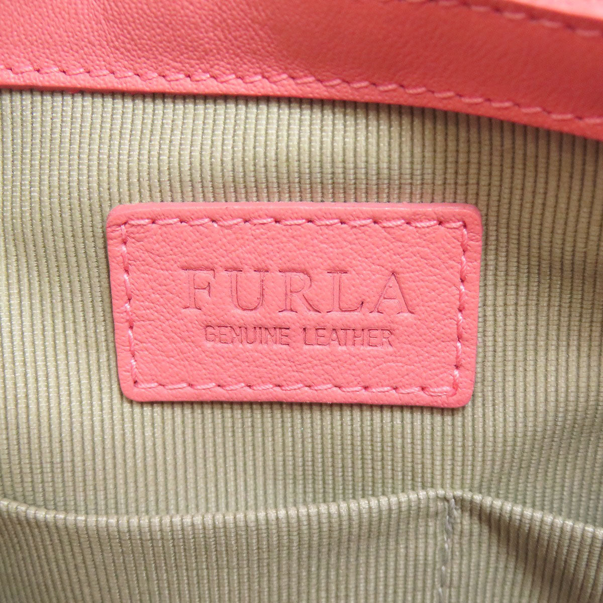 Furla logo Tote Bag Leather Ladies [Used]
