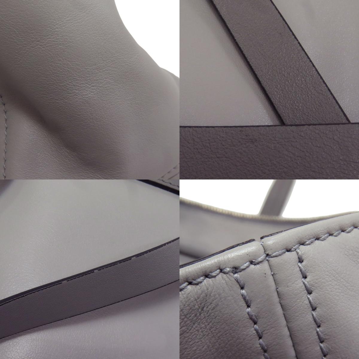 MIUMIU logo Tote Bag Leather Ladies [Used]