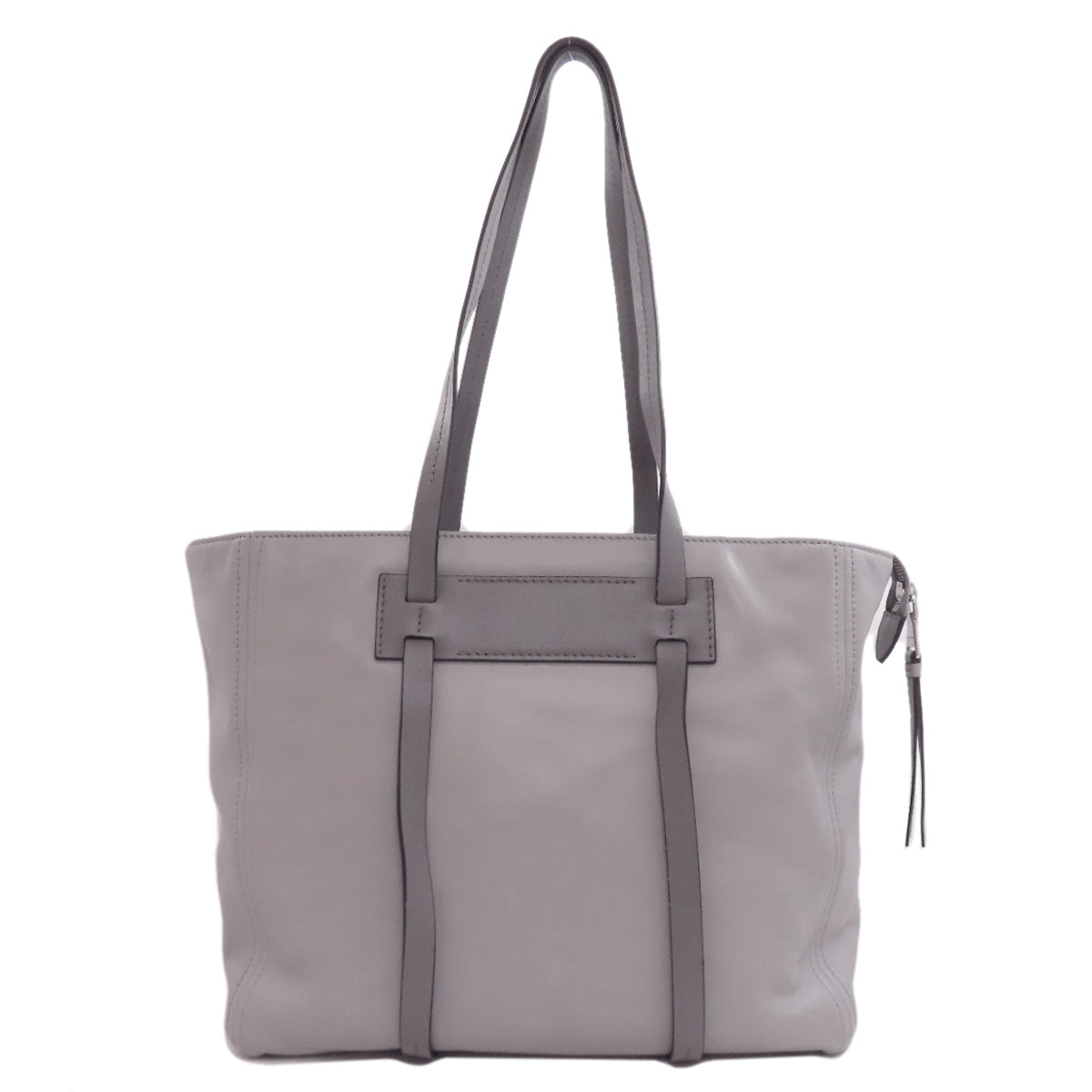 MIUMIU logo Tote Bag Leather Ladies [Used]