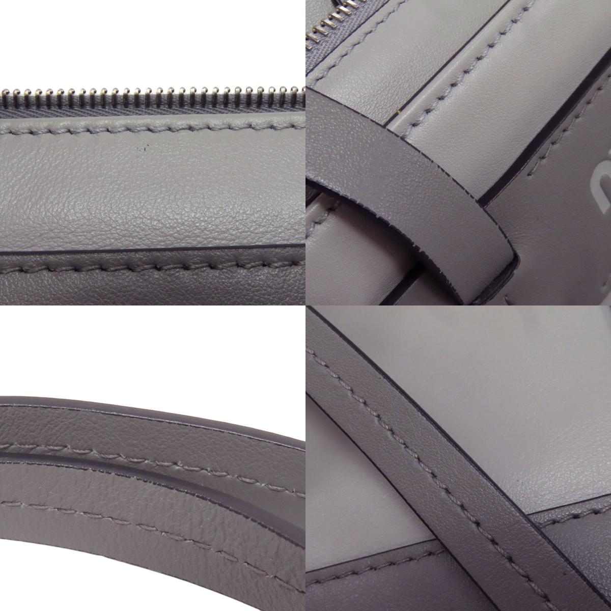 MIUMIU logo Tote Bag Leather Ladies [Used]