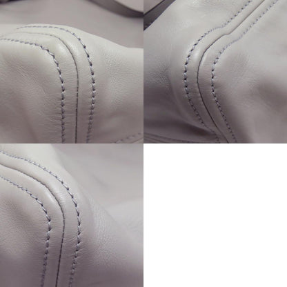 MIUMIU logo Tote Bag Leather Ladies [Used]