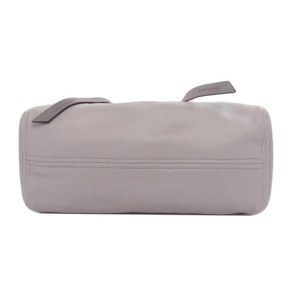 MIUMIU logo Tote Bag Leather Ladies [Used]