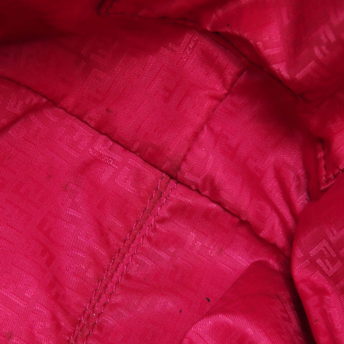 FENDI Zucca pattern Tote Bag Leather Ladies [Used]