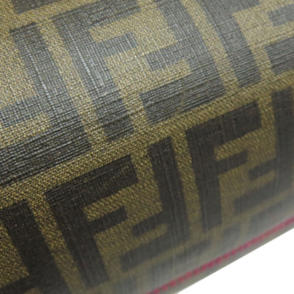 FENDI Zucca pattern Tote Bag Leather Ladies [Used]