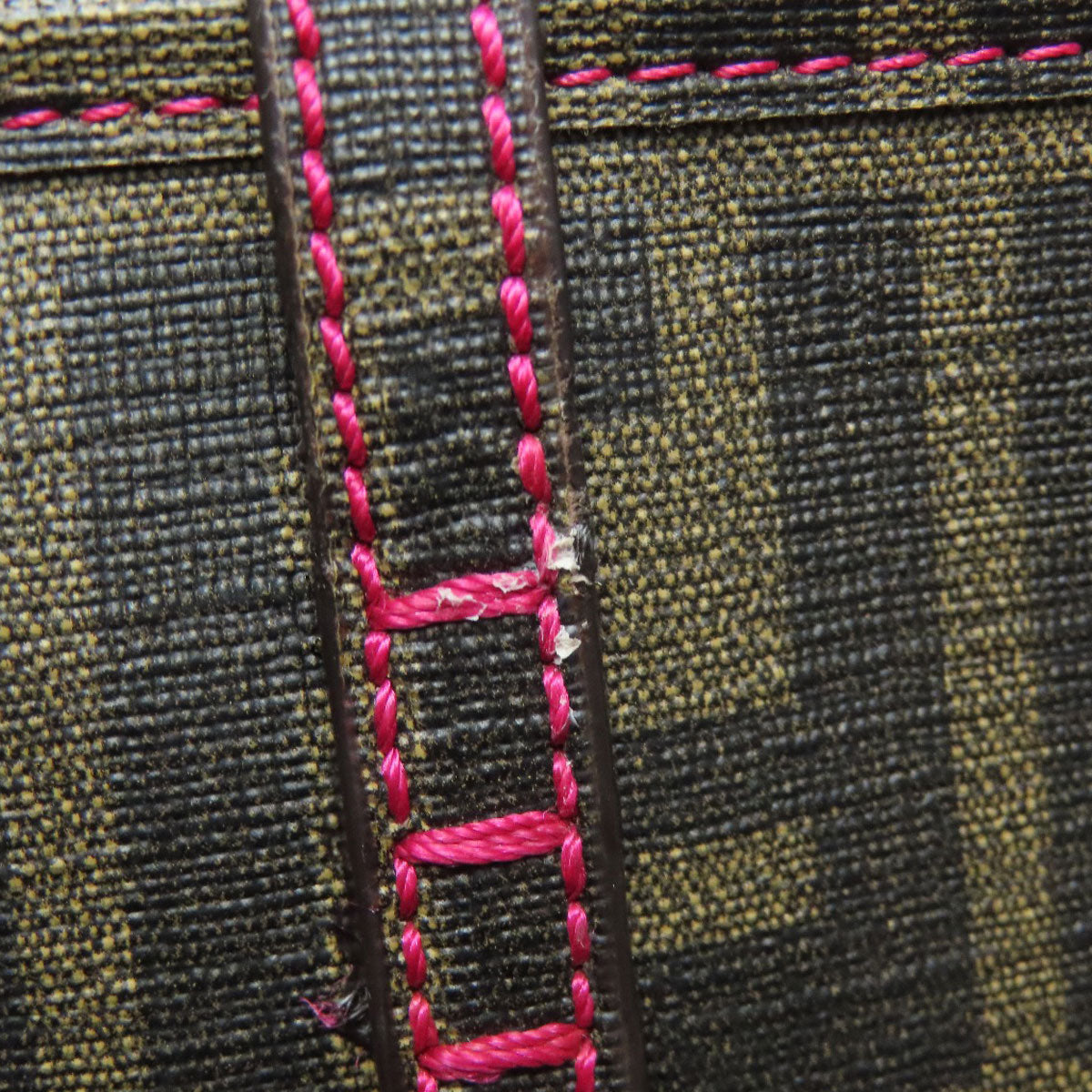 FENDI Zucca pattern Tote Bag Leather Ladies [Used]