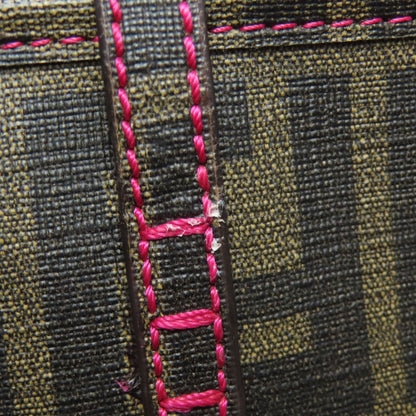 FENDI Zucca pattern Tote Bag Leather Ladies [Used]